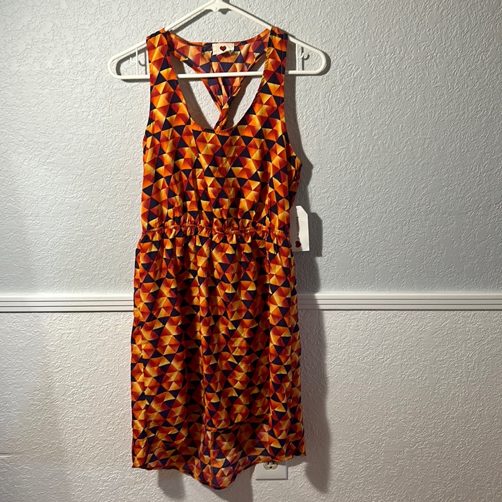One Clothing twist back sleeveless dress. NWT.